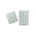 Glitter silver effect hot stamping custom printed earring personalize card with logo